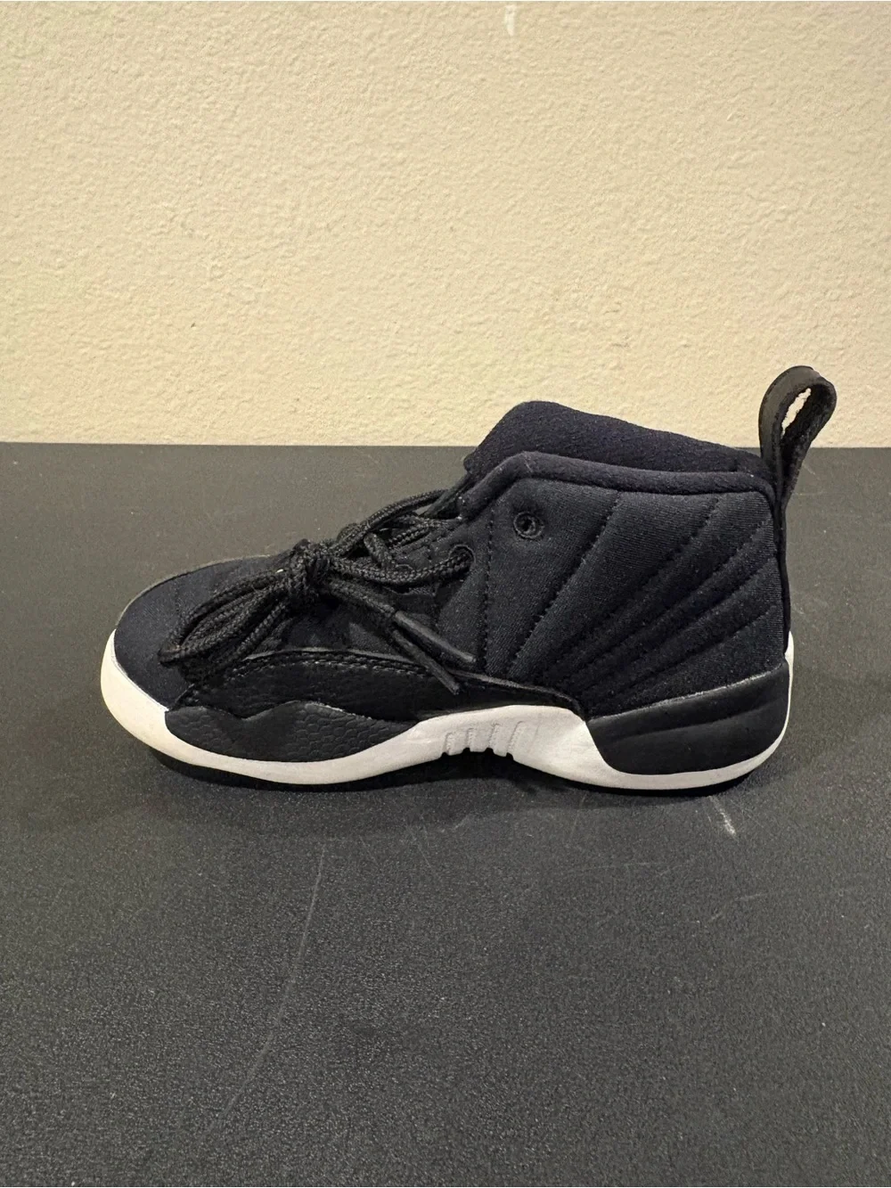 Nike Air Jordan Retro 12 850000-004 Black White Shoes Toddler Infant Size 9C